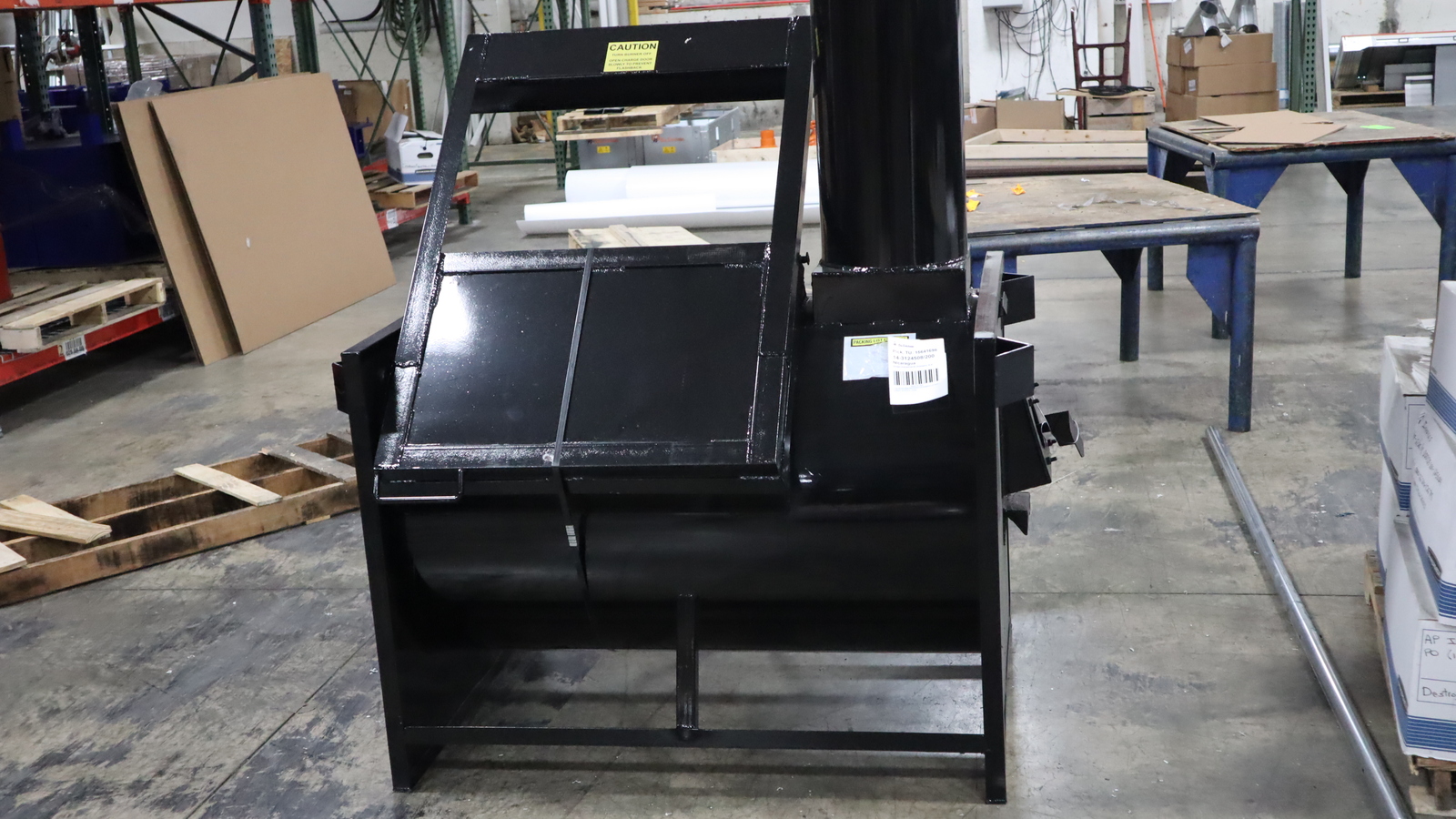 INCINERATOR,50/60HZ,LP-GAS 115V,100LB CAPACITY